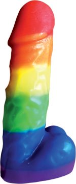 Rainbow Pecker Party Candle 7 Inches - Image 2