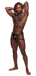 Scorpio Leather Short - One Size - Black - Image 5