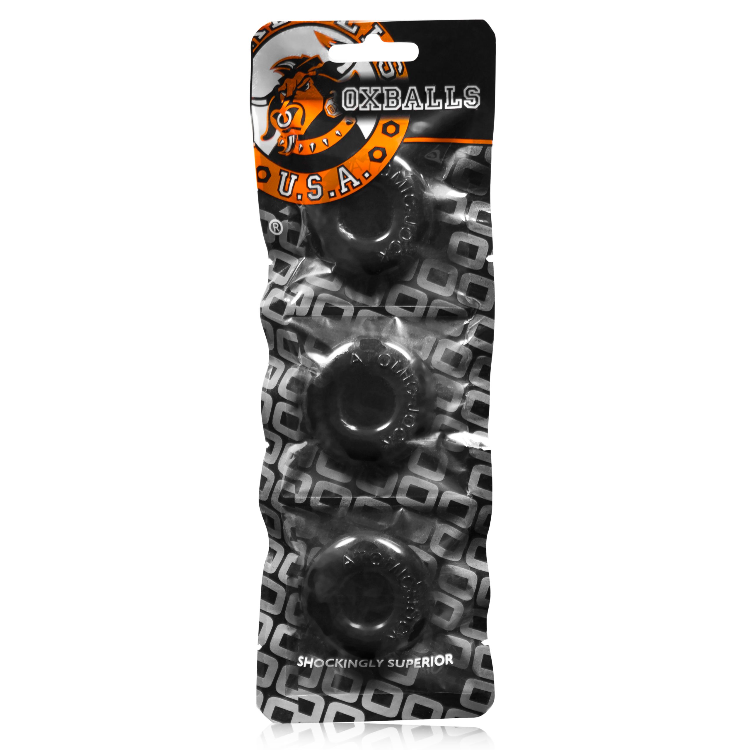 LijwaM5P2ZiIpXi6Oq9Faf9UChJ6wrJF Ringer Cockring 3 Pack - Small - Black - Image 1