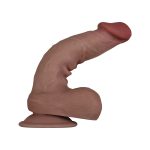 Flexskin Poseable Dildo - 7.75 Inch - Dark - Image 10