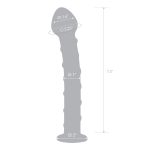Blue Spiral Glass Dildo - Image 4