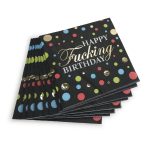 Happy Fucking Birthday Cocktail Napkins - Image 2