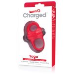 Charged Yoga Rechargeable Vibe Ring - Red - Image 2