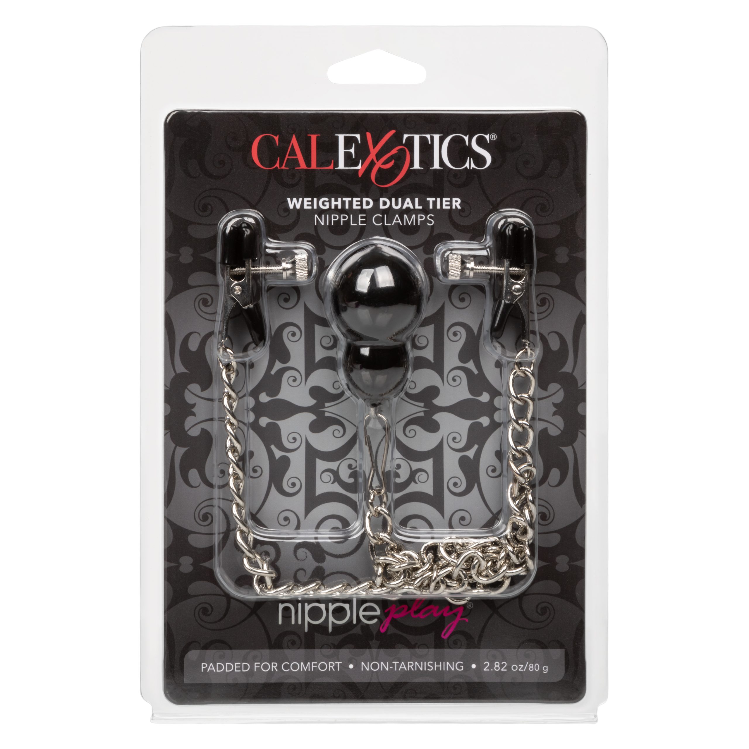 MAK3uuMwkA4QWz3axMPEj85zh2dzlh83 Nipple Play Weighted Dual Tier Nipple Clamps - Image 1