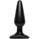 Classic Butt Plug Smooth - Medium - Black - Image 3
