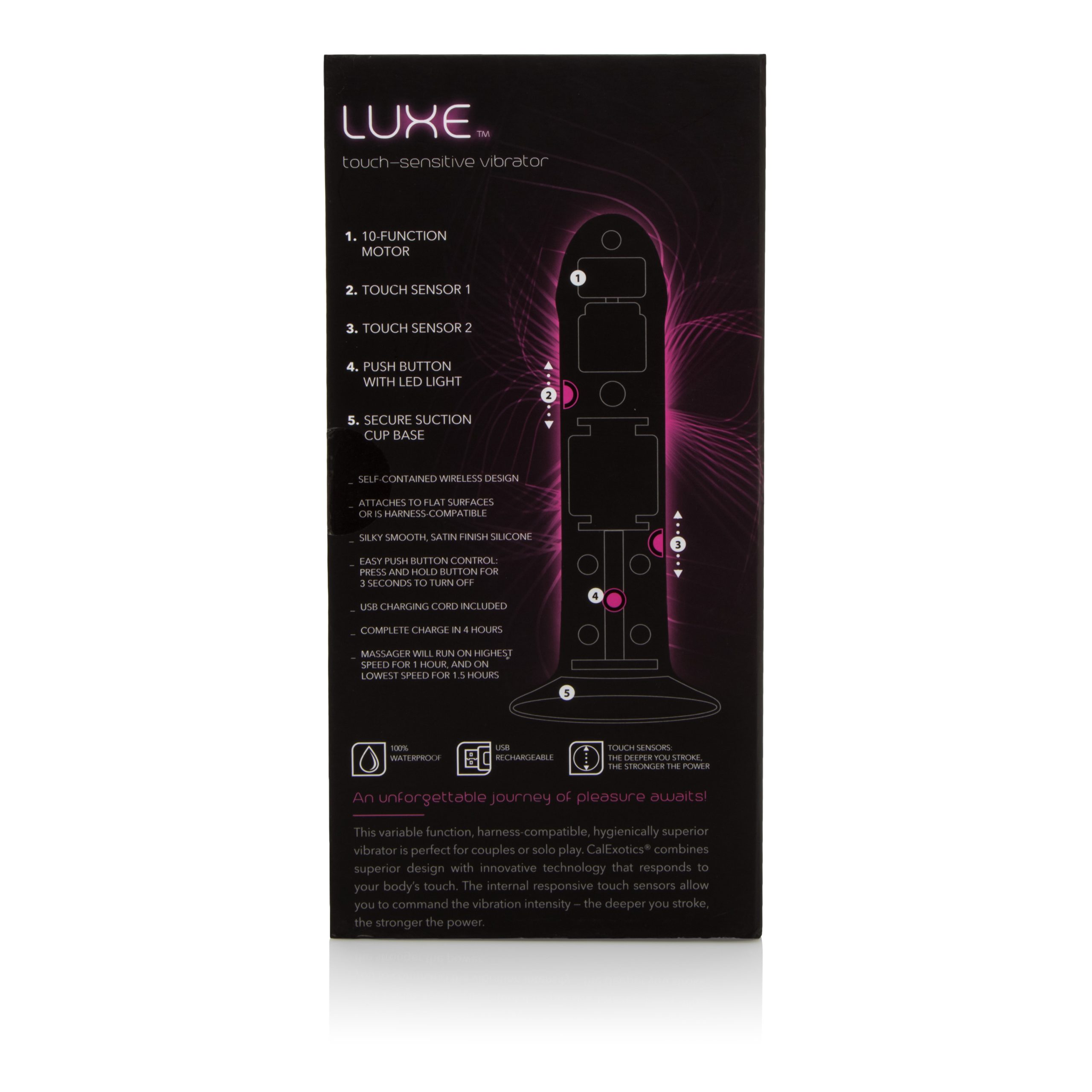 MCcwZdWCMeIuxL8YU3bwb8QdtTtmbsmd Luxe - Touch Sensitive Vibrator - Purple - Image 1