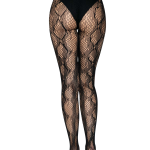 Python Net Tights - One Size - Black