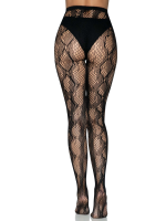 Python Net Tights - One Size - Black