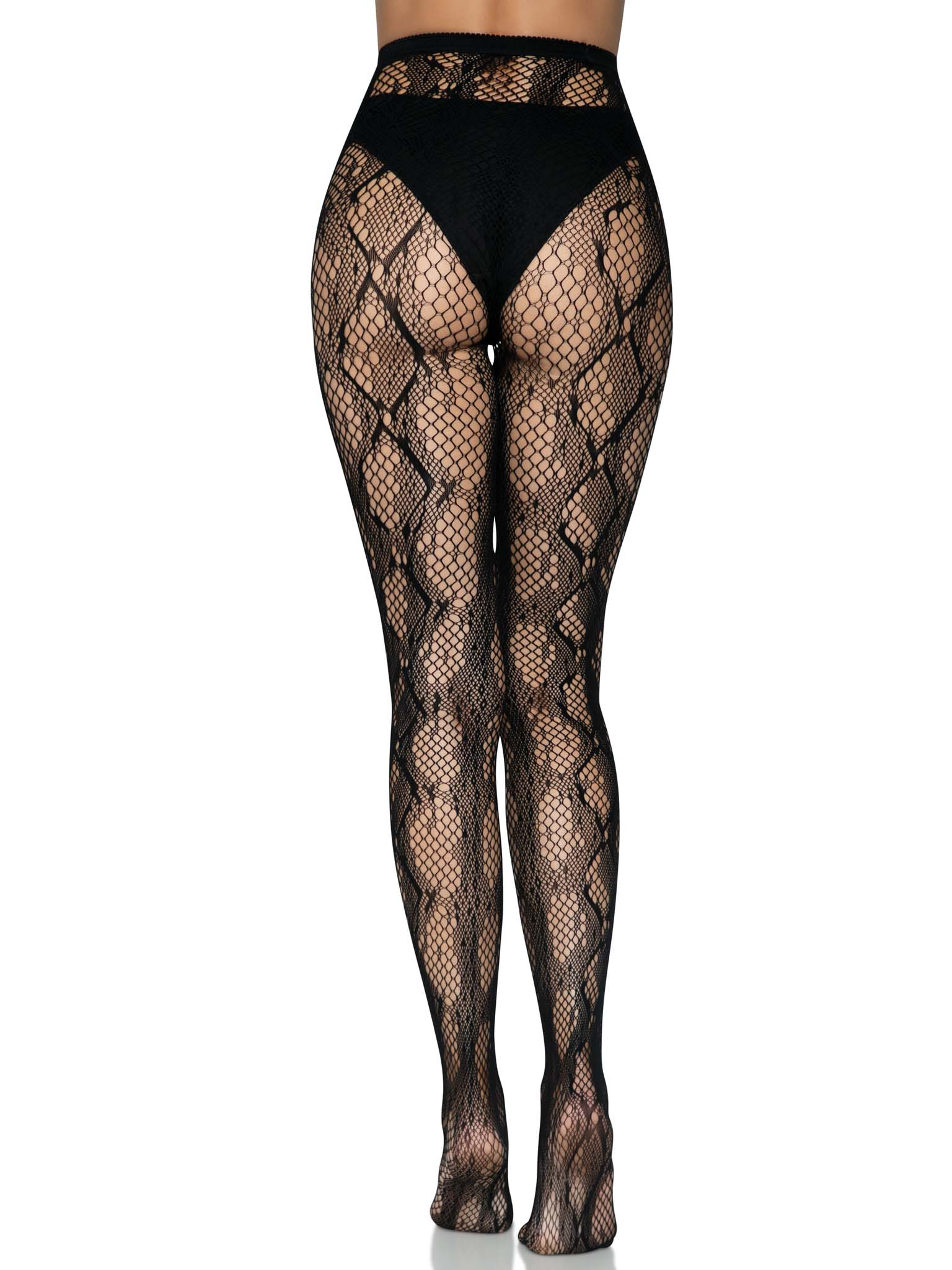 MDlZPyFwlZs73vvXveXvJRBxPDoRxR4J Python Net Tights - One Size - Black - Image 1