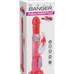 Rabbit Pearl Waterproof Deluxe Rotating Wall Bangers Pink