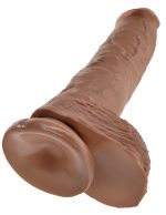 King Cock 10 Inch Cock With Balls - Tan - Image 2