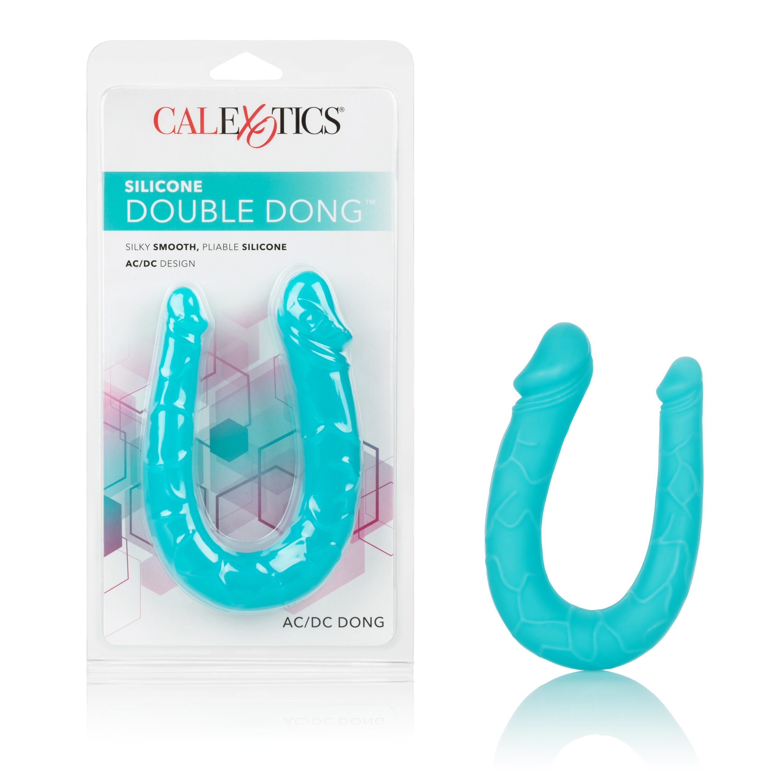 MNrjriMkC1UMZrS51dq0WBoAfQ0f1X0E Silicone Double Dong Ac/dc Dong - Teal - Image 1