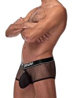Cock Pit Net Mini Cock Ring Short - Large - Black - Image 6