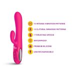 Hypnotic Clit Teaser and Thrusting Rabbit - Hot Pink - Image 6
