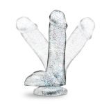 Naturally Yours - 6 Inch Glitter Cock - Sparkling Clear - Image 6