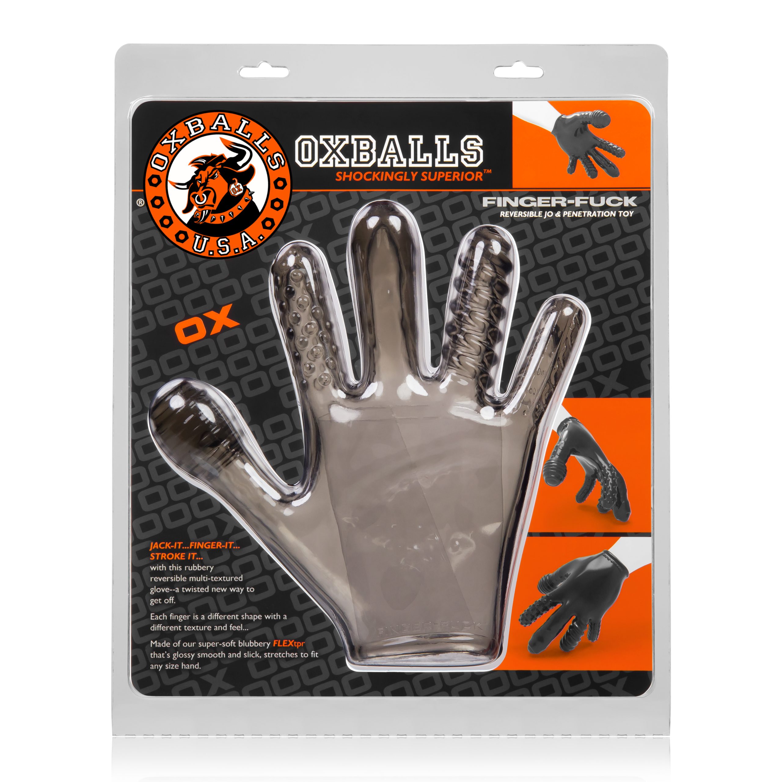 MhcZShUQjuNpwszFmoCsYKvq9rUD0CSZ Finger- Fuck Reversible Jo & Penetration Toy - Smoke - Image 1