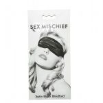 Sex and Mischief Satin Blindfold - Black - Image 2