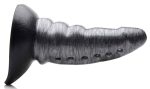 Beastly Tapered Bumpy Silicone Dildo - Silver - Image 5