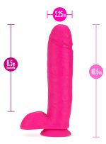 Neo - 10 Inch Dual Density Dildo - Neon Pink - Image 5