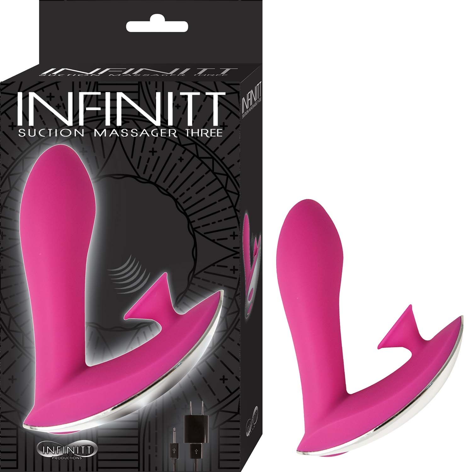 Mu5stm2nCKE3EW6rUp0IRnsFEDT9QrFz Infinitt Suction Massager Three - Pink - Image 1