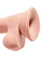 King Cock Plus Triple Density 6.5 Inch Cock With Balls - Light - Image 6