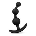 Anal Adventures - Platinum - Small Anal Beads - Black - Image 3