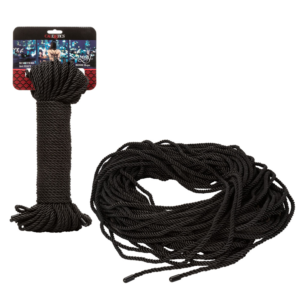 Mz2kmu6hEbRc4gfDQrG1qwh63UBBECxC Scandal BDSM Rope 164 Ft/ 50m - Black - Image 1