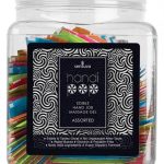 Handipop Hand Job Massage Gel Assorted Flavor - 100 Piece Single Use Packet Tub
