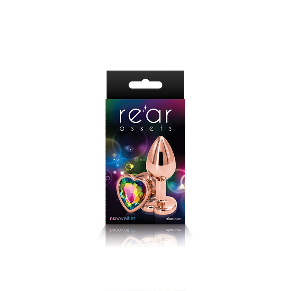 N6PxdREK16HGswlHinaNqpOgP7lgOlxd Rear Assets - Rose Gold Heart - Small - Rainbow - Image 1