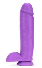 Neo - 11 Inch Dual Density Dildo - Neon Purple - Image 3