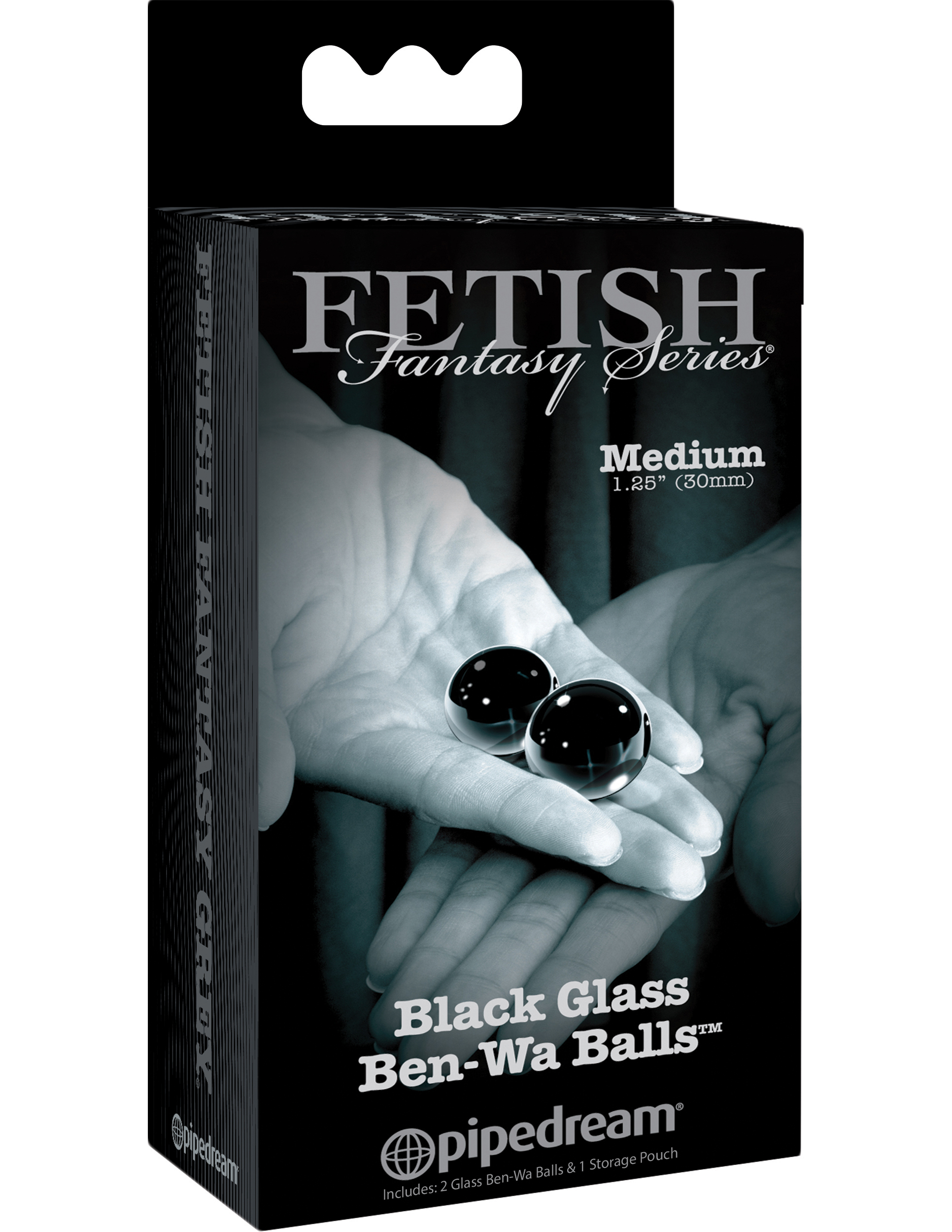 N8bea9htXFvGYcEl6qF5igqTZMhe6pxP Fetish Fantasy Series Limited Edition Glass Ben-Wa Balls - Medium - Black - Image 1