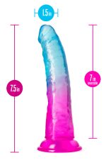B Yours - Beautiful Sky - 7 Inch Dildo - Sunset - Image 5