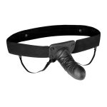 Lux Fetish Unisex Vibrating Hollow Strap-on Dildo - Image 2