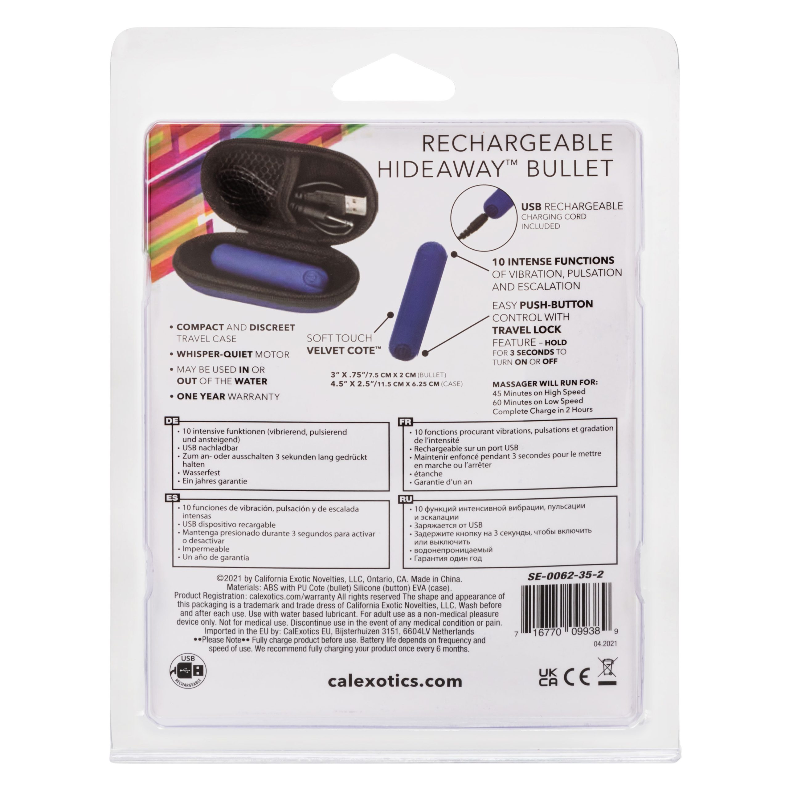 NC6HtdVcrsyUJfER6MSREwfxRXYQc8hH Rechargeable Hideaway Bullet - Blue - Image 1