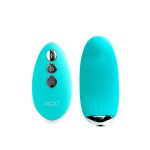 Niki Rechargeable Flexible Magnetic Panty Vibe - Turquoise - Image 3
