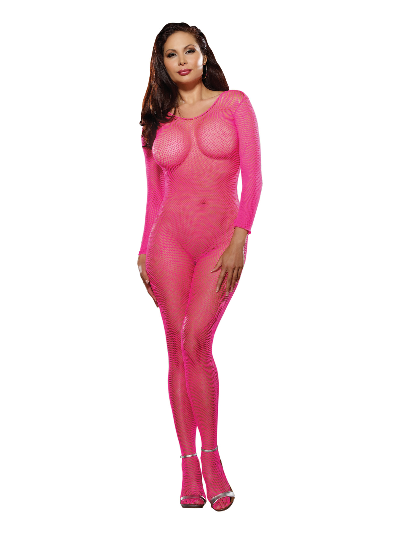 NF7YaHwvwKr7RsQgZsnDYrIJof65XRHn Bodystocking - Neon Pink - Queen Size - Image 1
