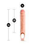 Performance Plus - 11.5 Inch Silicone Cock Sheath Penis Extender - Vanilla - Image 3