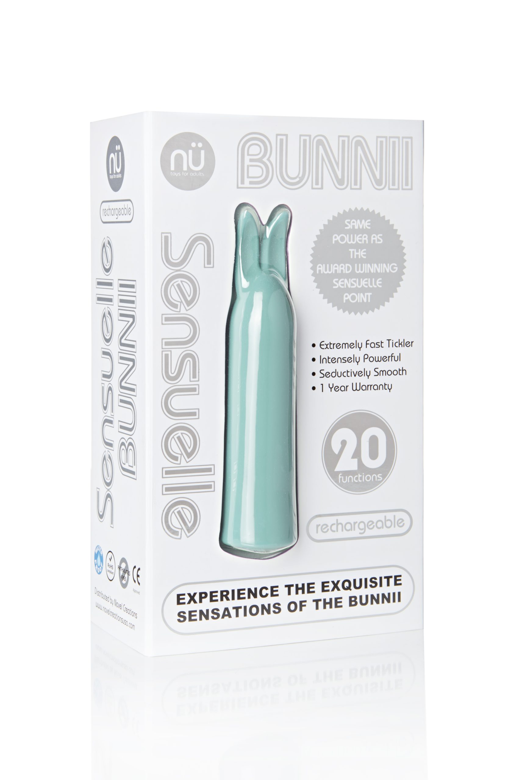 NIIEaDG8qThK56C08WltiZLDPBUa7fCR Sensuelle Bunnii 20 Function Vibe - T Blue - Image 1