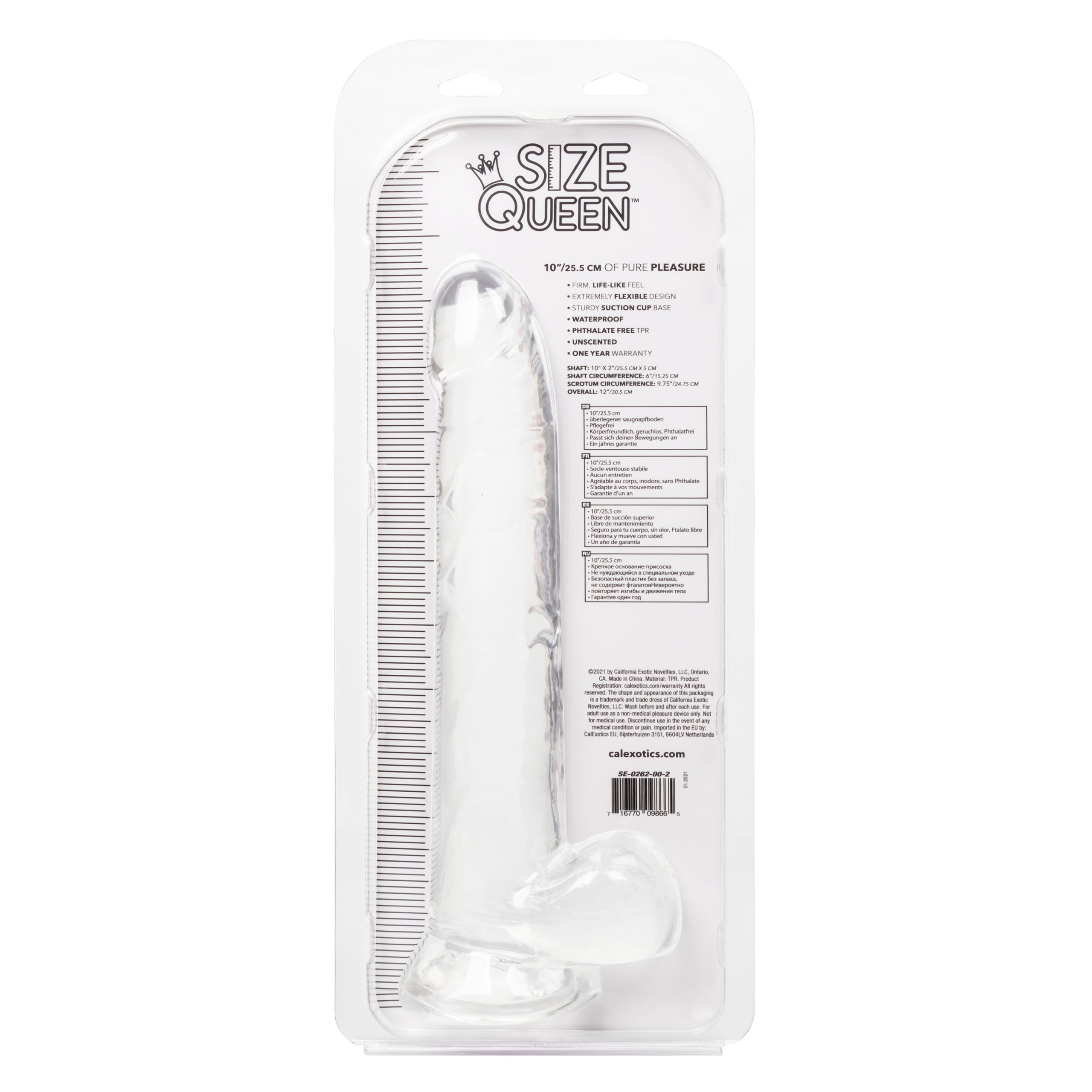NJaTIwkbw5Aul73ukIIyjcy2eJgw7XEw Size Queen 10 inch/25.5 Cm - Clear - Image 1