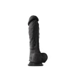 Coloursoft 8" Soft Dildo - Black - Image 2