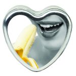 Edible Heart Candle - Banana - 4 Oz.