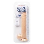 Size Queen 10 inch/25.5 Cm - Ivory - Image 2