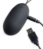 Bang XL Silicone Vibrating Egg - Black - Image 3