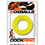 Cock T Comfort Cockring by Atomic Jock - Acid Yellow - Image 3