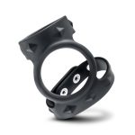 Performance - Vs8 - Silicone Double Cock & Ball Strap - Black - Image 4