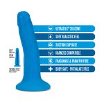 Neo Elite - 6 Inch Dual Density Cock - Neon Blue - Image 4