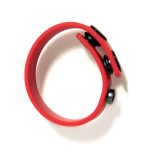 Boneyard Silicone Cock Strap 3 - Snap Ring - Red - Image 4