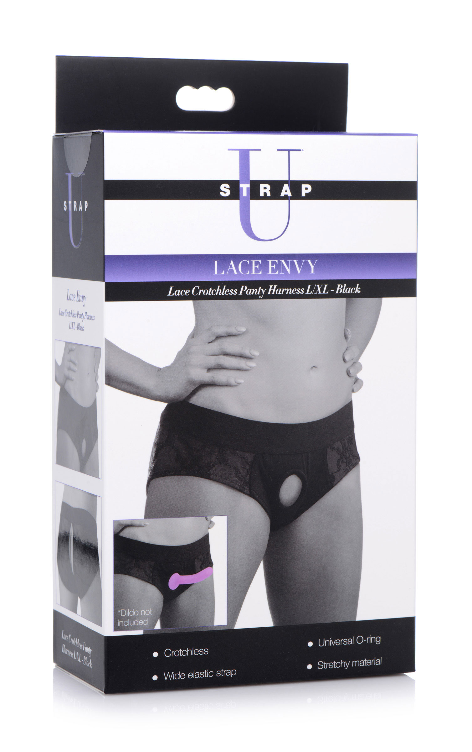 O0KXkngH1SDF5TtNYG7trQQVKKmI7yfw Lace Envy Black Crotchless Panty Harness - L/xl - Image 1