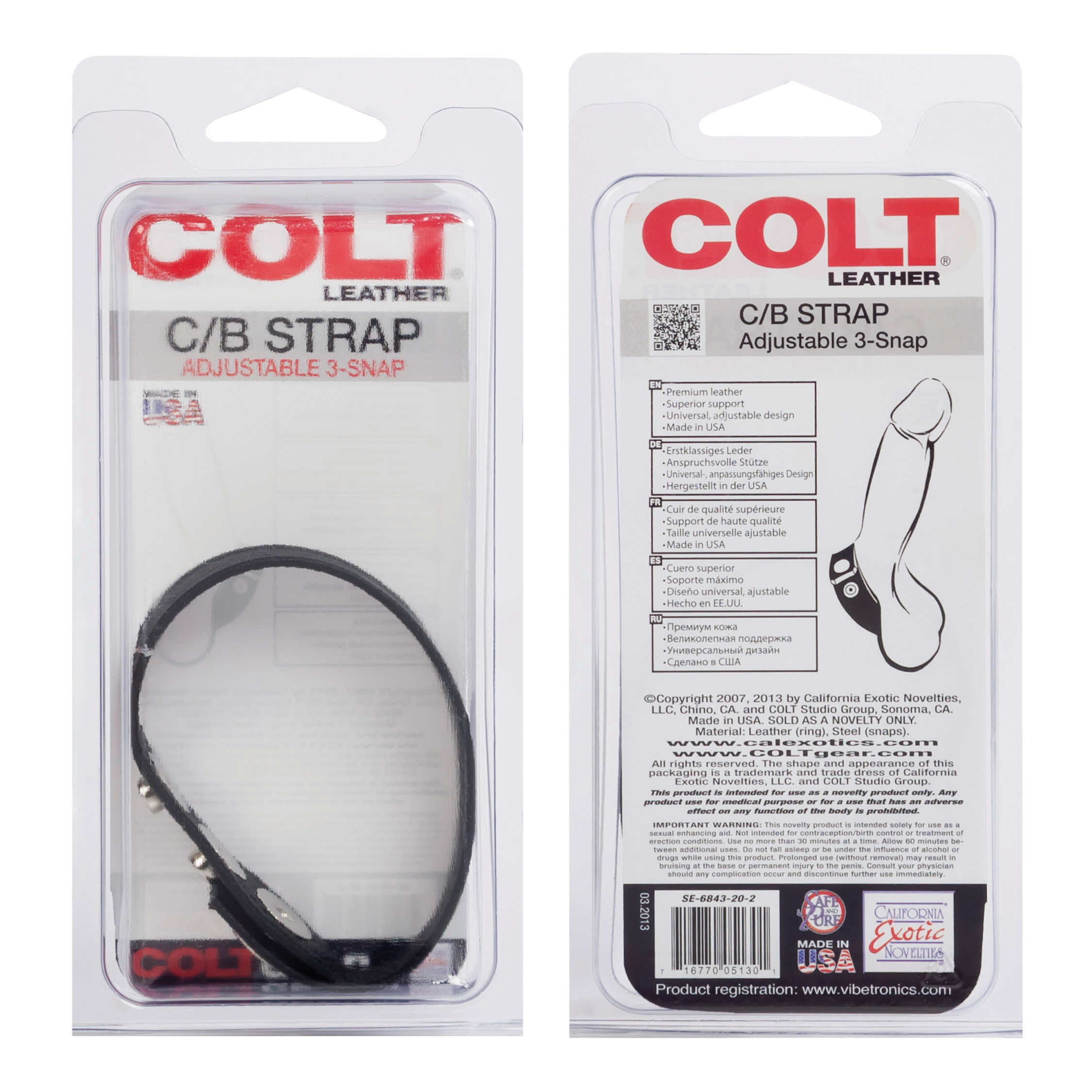 O6CLWB7xjxb8909oggK0f8c0eiT9RL0b Colt Adjustable 3 Snap Leather - Image 1