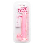 Size Queen 10 inch/25.5 Cm - Pink - Image 2